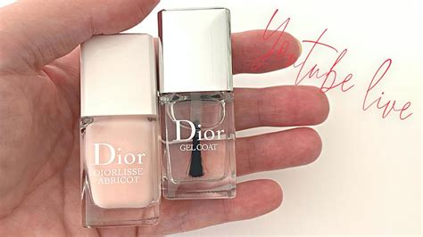 dior apricot nail gel